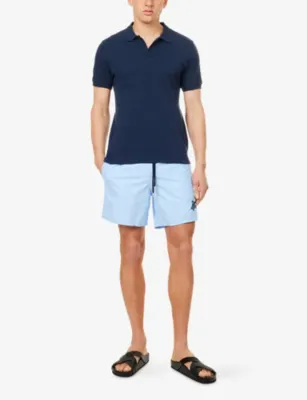 VILEBREQUIN Moka Brand-Embroidered Swim Shorts detail 2