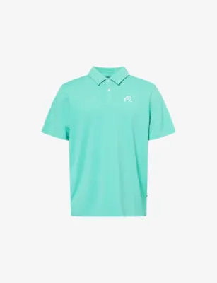 MALBON Fairway Woven Polo T-Shirt in MARINE GREEN – Mens | Tops & t-shirts | Polo shirts | Short sleeve