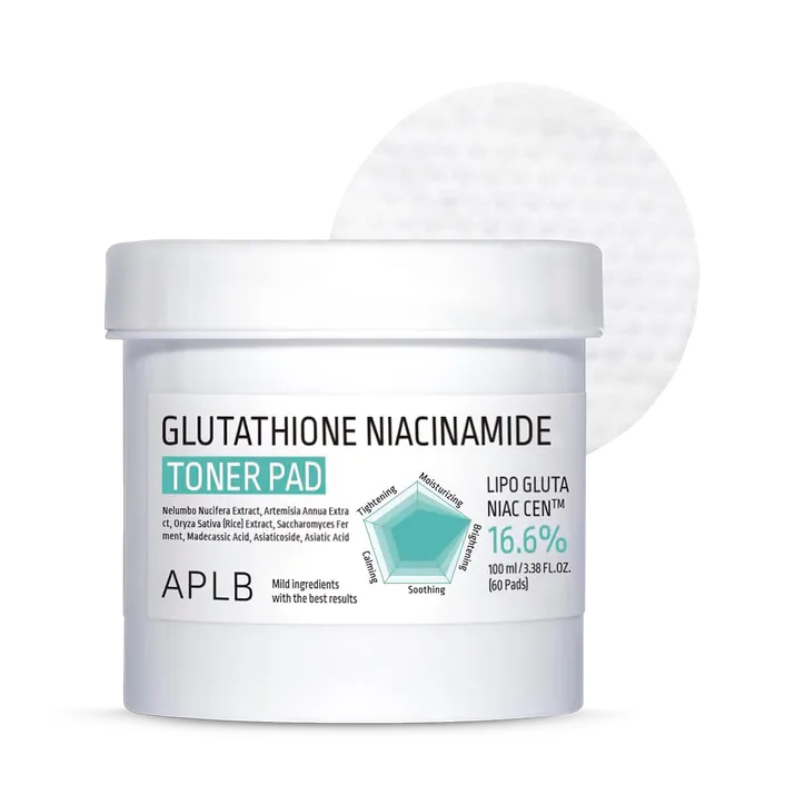 APLB Glutathione Niacinamide Toner Pad 100ml