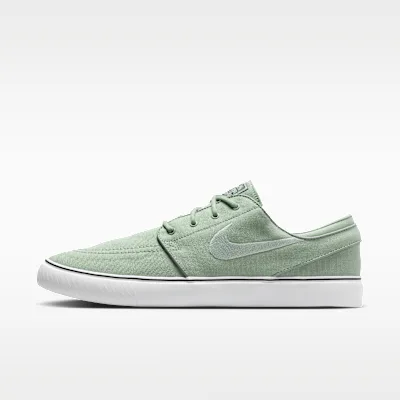 Nike SB Zoom Janoski OG+ Canvas Skate Shoes - Steam/White/Gum Light Brown/Steam