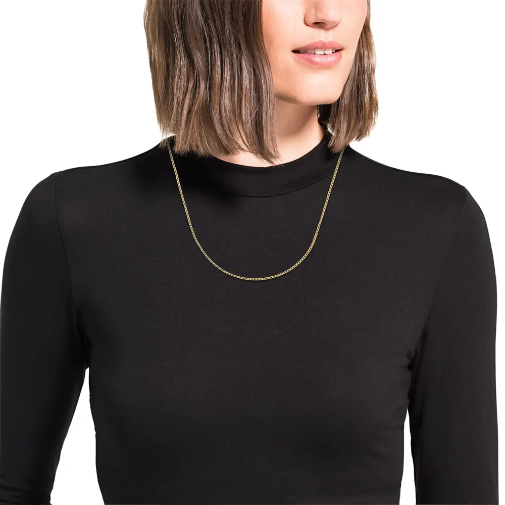 AMOR 9ct Yellow Gold Necklace - 50cm detail 2