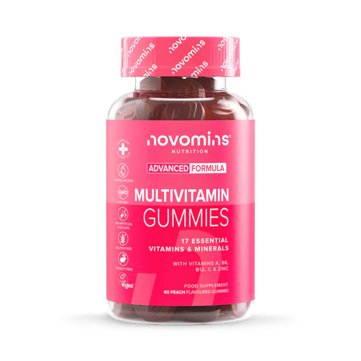 Novomins Multivitamin Peach Flavoured 60 Gummies