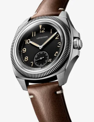 LONGINES L2.838.4.53.0 Pilot Majetek Stainless-Steel Automatic Watch detail 2