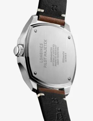 LONGINES L2.838.4.53.0 Pilot Majetek Stainless-Steel Automatic Watch detail 3