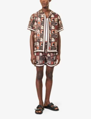 CHE Wilson Printed Linen Shirt detail 2