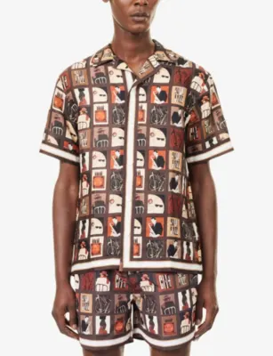 CHE Wilson Printed Linen Shirt detail 3
