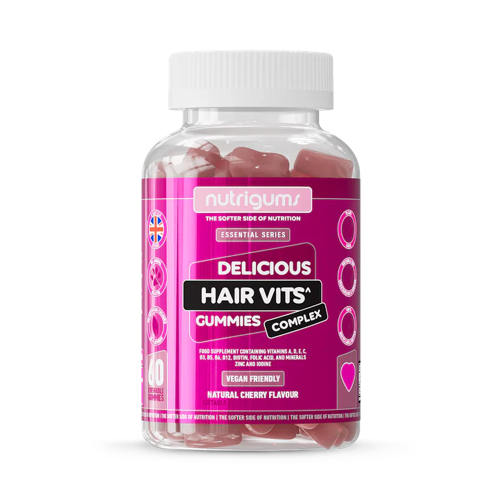 Nutrigums HAIR VITS COMPLEX 60 GUMMIES – Vitamins & Supplements > Vitamins > Vitamin B > Biotin