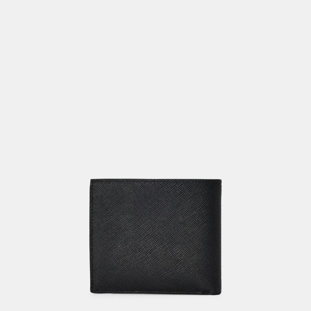 Prada Men's Logo Slim Profile Billfold Wallet detail 2