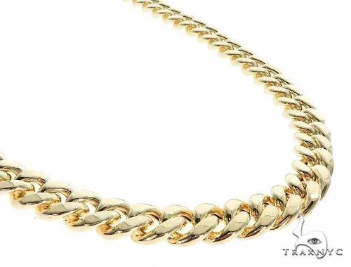 JALGAS - AMERICAS GOLD Miami Cuban Chain Hollow 14K Yellow Gold 26 Inches 11mm 65161 in Yellow – Chain