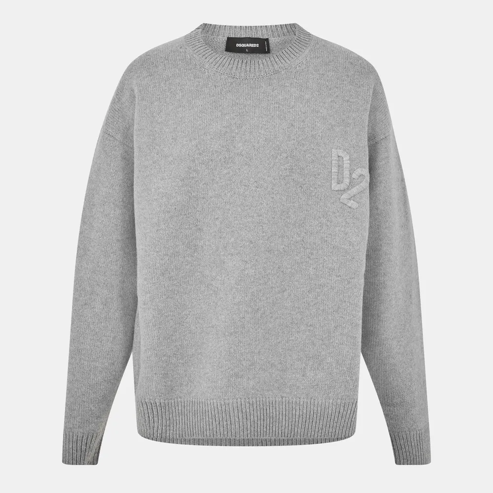 DSquared2 Men's Ribbed Crew Neck Jumper