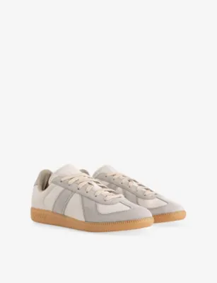 ADIDAS BW Army Leather and Suede Trainers - 10 in CHALK WHITE CLEAR GRANIT, additional product view 3