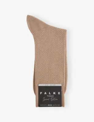 FALKE Tiago Special Edition Cotton-Blend Socks - SESAME - 10.5-11 in SESAME – Mens | Underwear & socks | Socks | Plain Socks