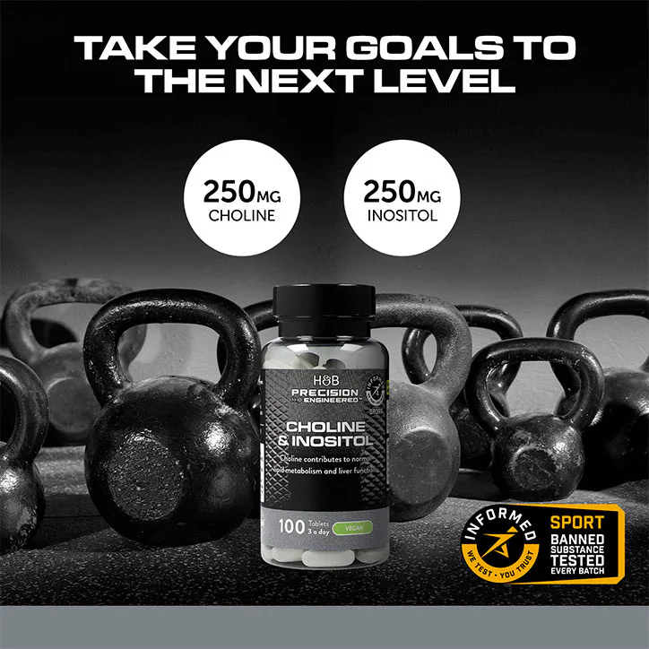 Precision Engineered Choline & Inositol 100 Tablets detail 2