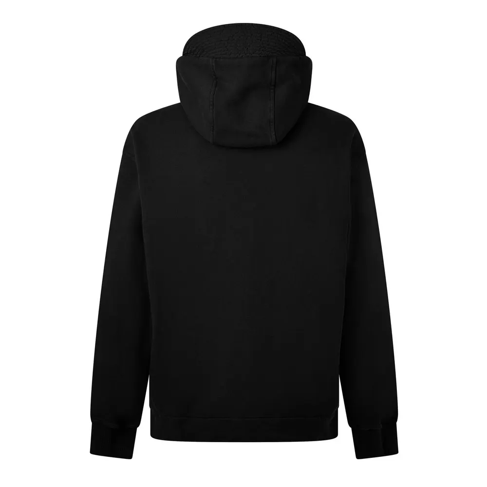 CP Company Men's Diagonal Raised Fleece Mixed Boxy Hooded Sweatshirt detail 2