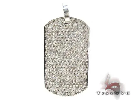RINA - For Him FACTORY Iced Dog Tag 18750 in Rose Gold – Bracelet