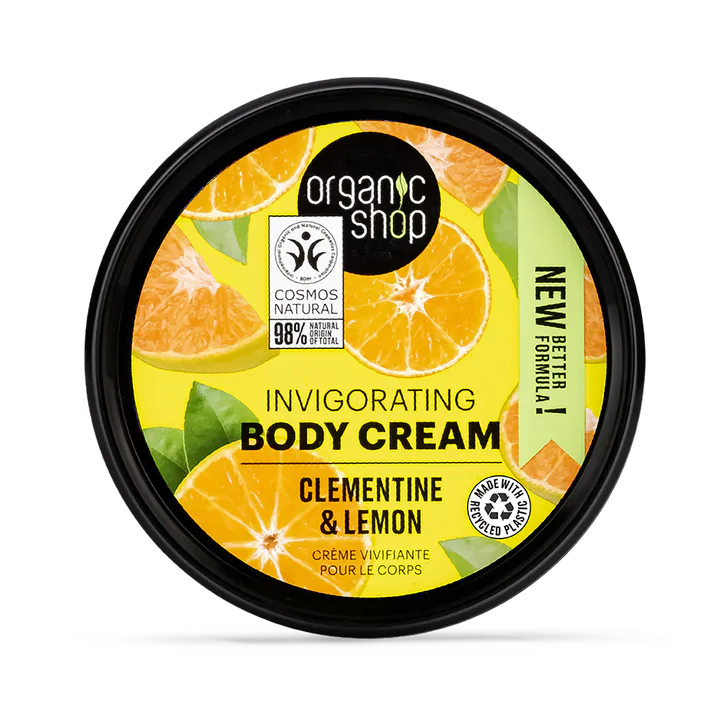Organic Shop Invigorating Body Cream Clementine & Lemon 250ml detail 2