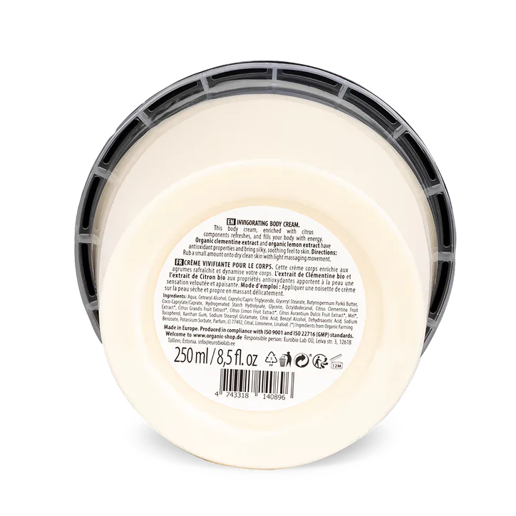 Organic Shop Invigorating Body Cream Clementine & Lemon 250ml detail 3