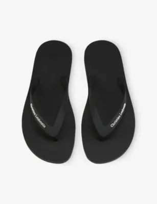 CHRISTIAN LOUBOUTIN The Christian Louboutin Summer Rubber Sandals - EUR 41 / 7 UK MEN in BLACK, additional product view 2