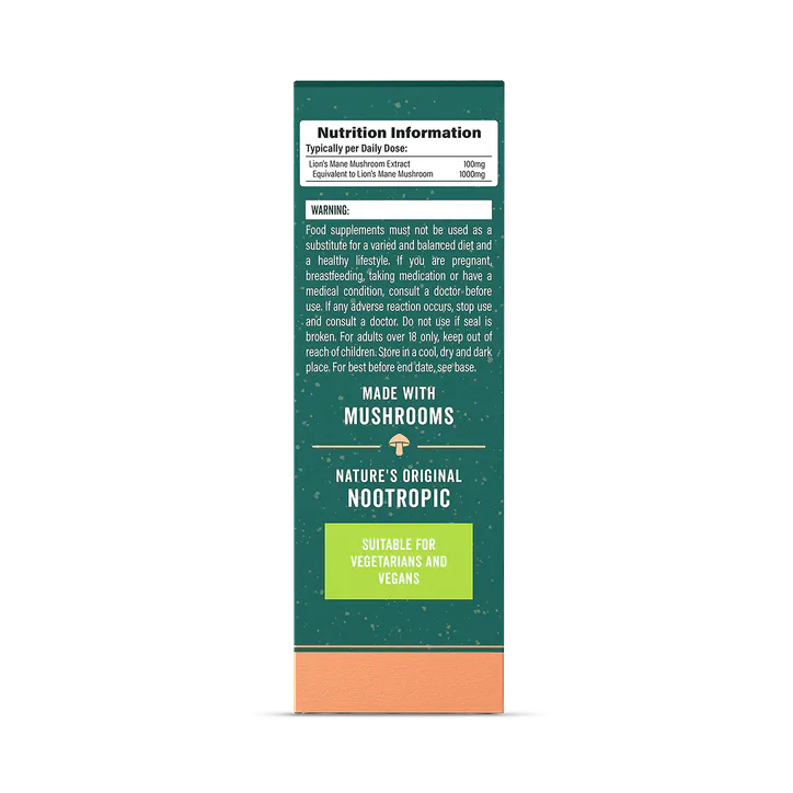 Wiseshrooms Lions Mane Mushroom 30,000mg - 60ml Vegan Liquid 60ml detail 3