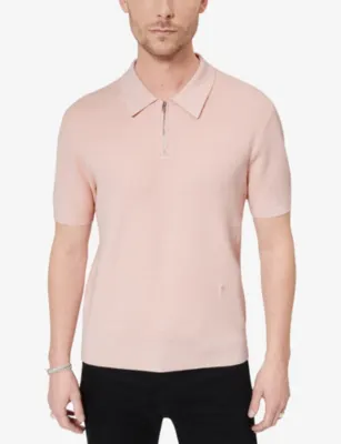 THE KOOPLES Zipped-Neck Short-Sleeve Knitted Polo detail 3