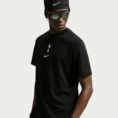 Nike Tottenham Hotspur Primary Third Men's Nike Dri-FIT Football Top - Black/New Orchid/White