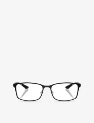 RAY-BAN RB8424 Rectangle-Frame Acetate Optical Glasses