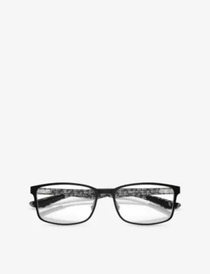 RAY-BAN RB8424 Rectangle-Frame Acetate Optical Glasses detail 3