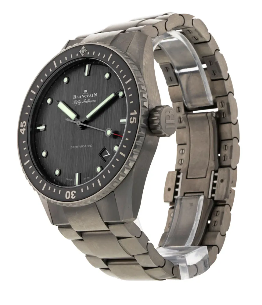 Blancpain Fifty Fathoms 5000-1210-98S — 2022 — Very good in Anthracite, additional product view 2