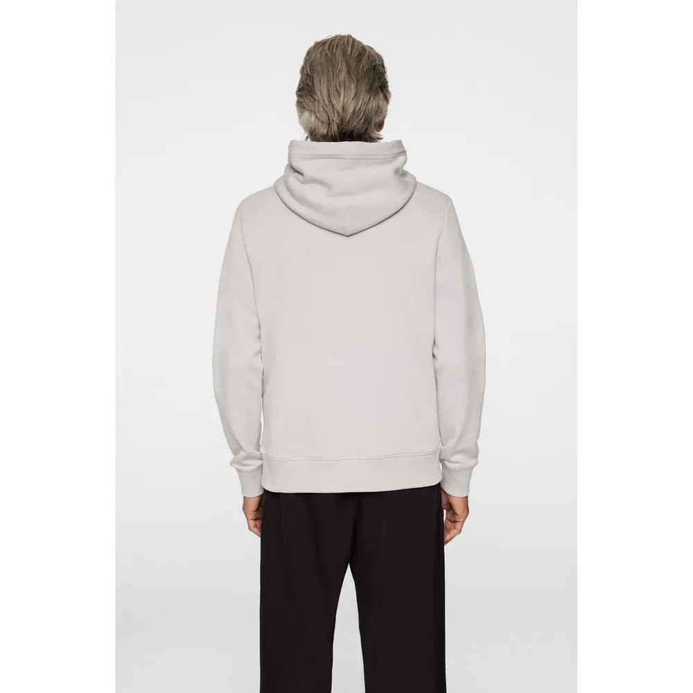 J Lindeberg Men's Junior Lind Edgewood Pull Over Hoodie in High Rise, additional product view 3