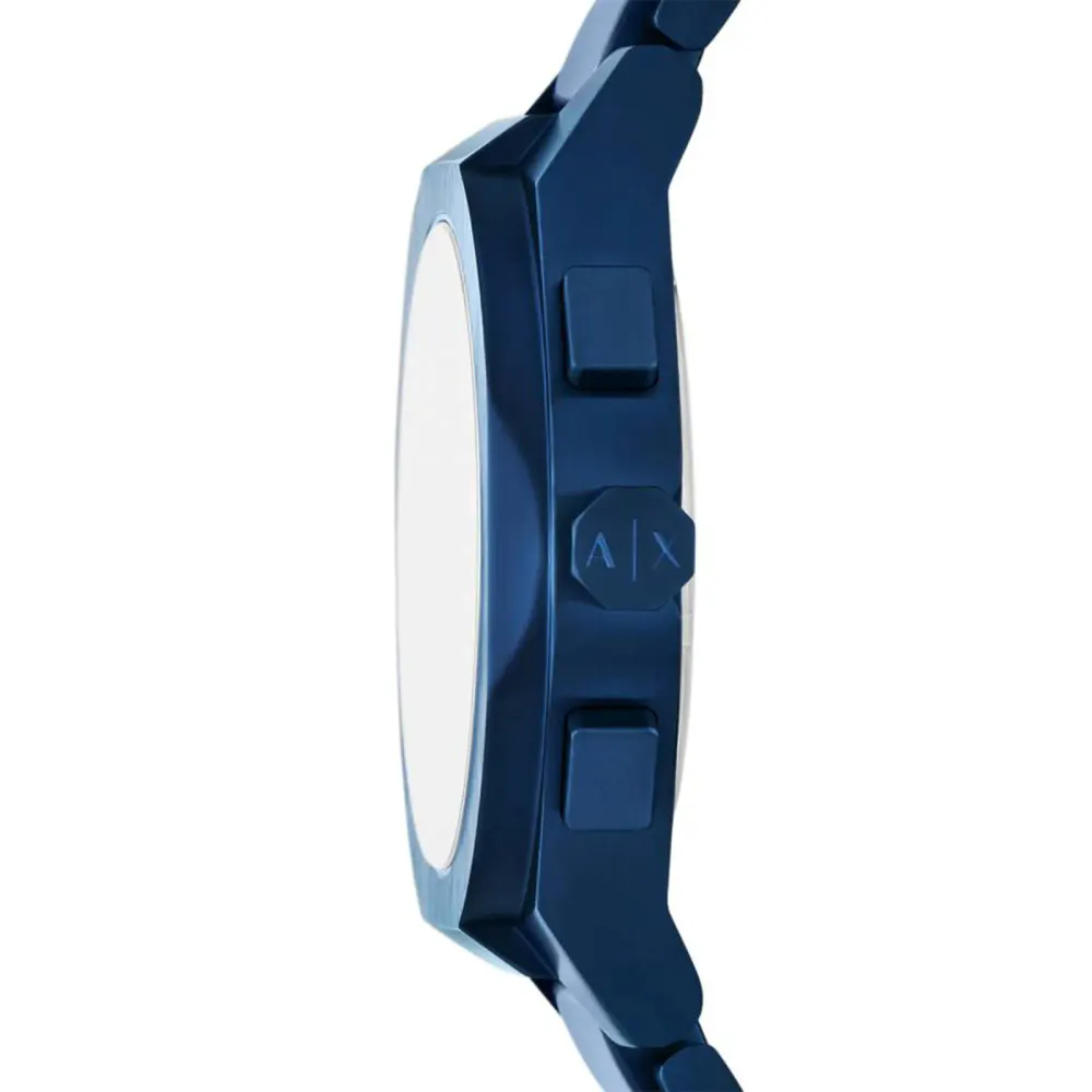 Armani Exchange Sync Chronograph Blue Stainless Steel Mens Watch detail 3
