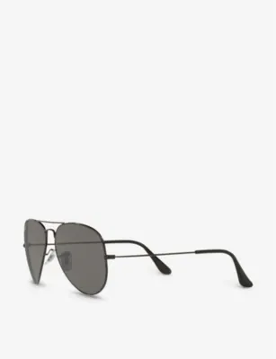 RAY-BAN RB3025 aviator metal sunglasses detail 2