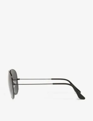 RAY-BAN RB3025 aviator metal sunglasses detail 3