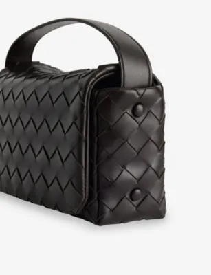 BOTTEGA VENETA Intrecciato Leather Mini Bag with Flap detail 2