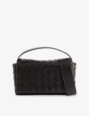 BOTTEGA VENETA Intrecciato Leather Mini Bag with Flap