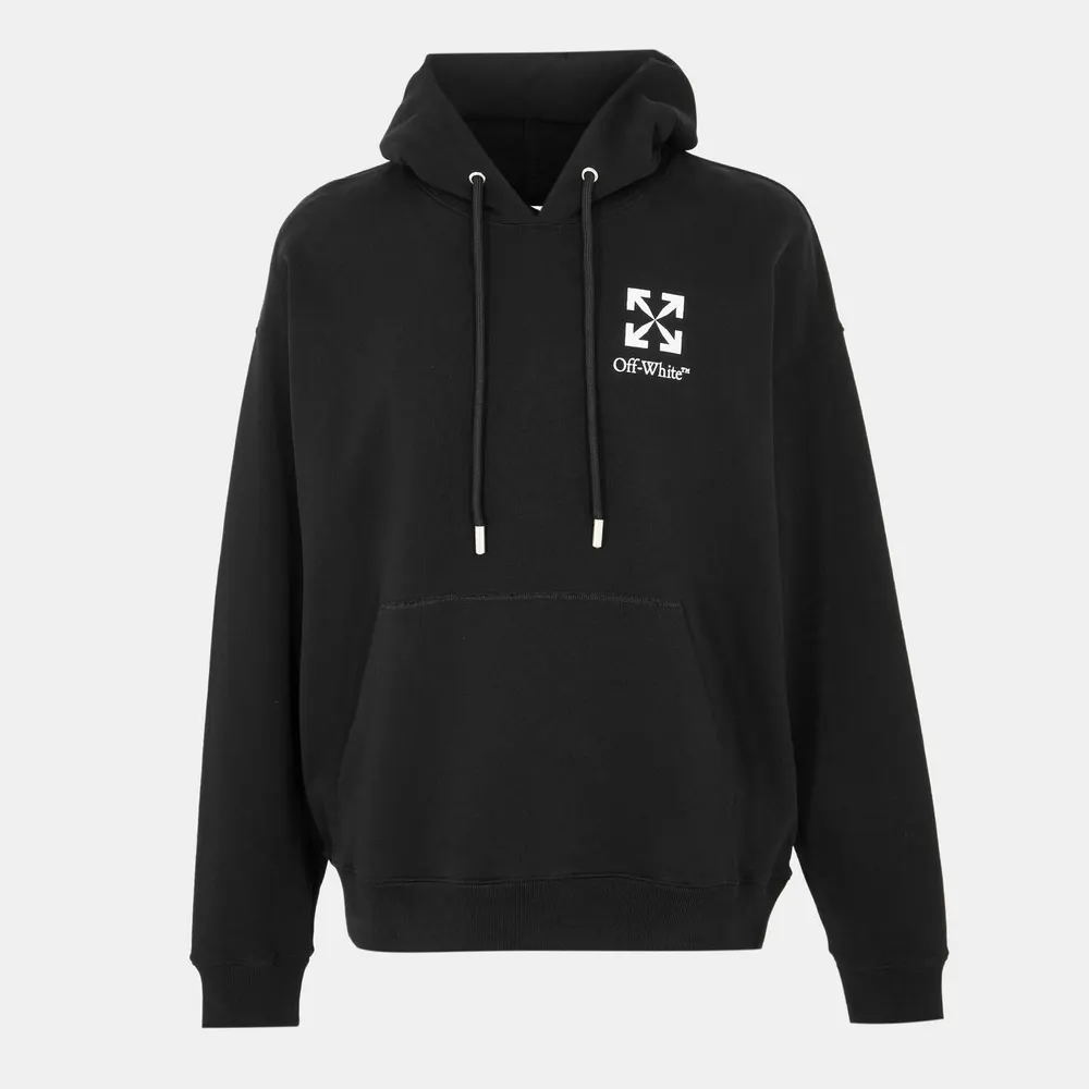 Off White Men's Small Arrow Pull Over Hoodie