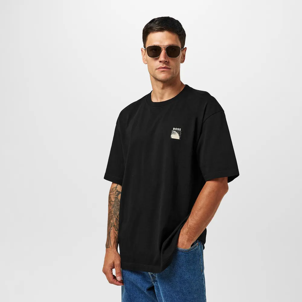 Boss Men's HBO Radar Regular Fit T-Shirt detail 3