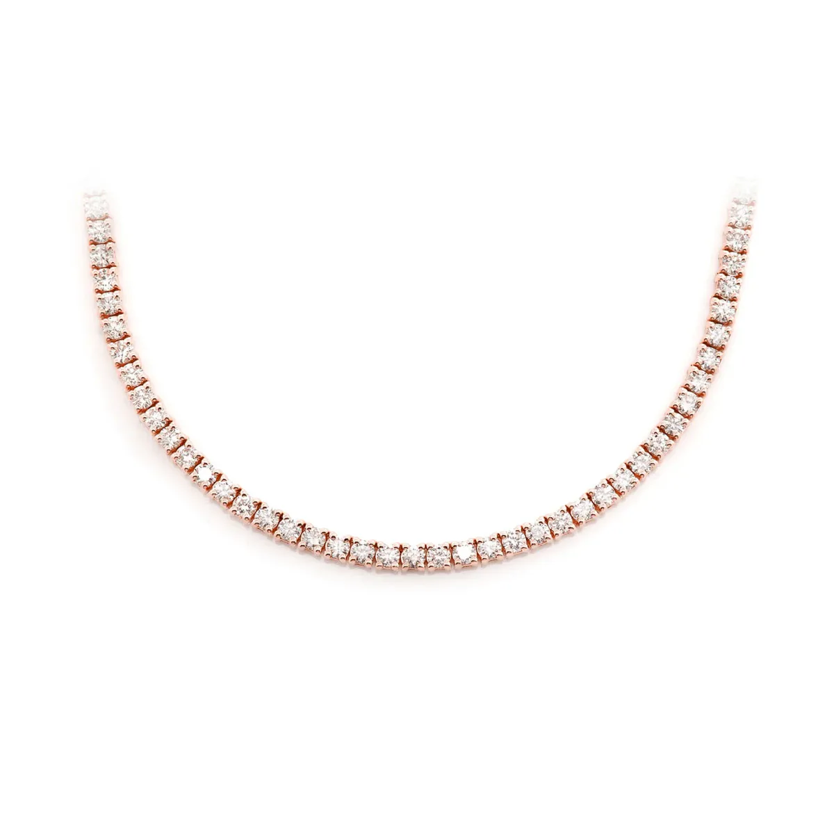 For Him Prong Diamond Tennis Necklace