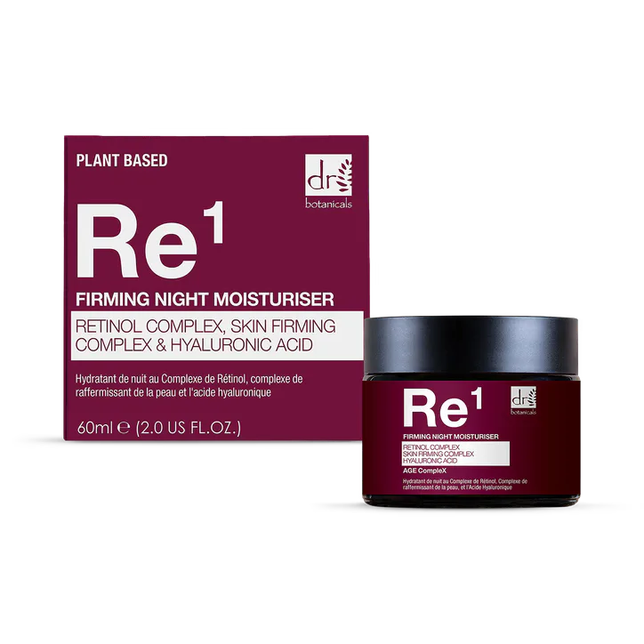 Dr. Botanicals Firming Night Moisturiser with 1% Hyaluronic Acid & Skin Firming Retinol Actives 60ml