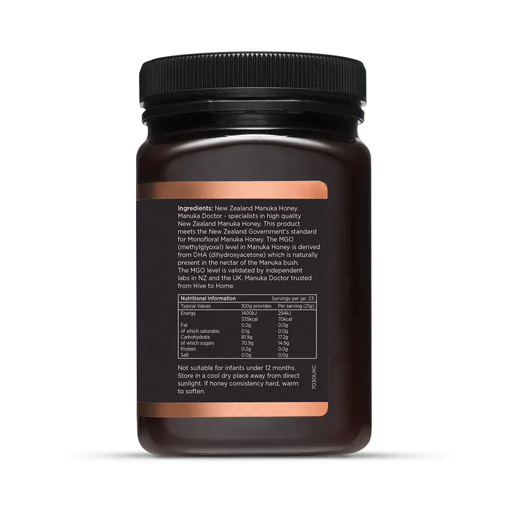 Manuka Doctor Manuka Honey 740 MGO 500g, additional product view 2