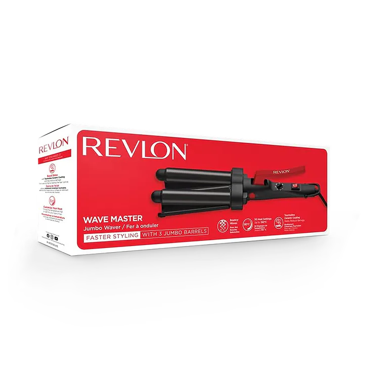 REVLON Wave Master Jumbo Waver Black Rvir3056