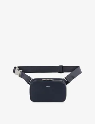 SANDRO Branded Small Leather Bag