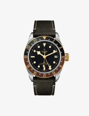TUDOR M79833MN-0003 Black Bay GMT S&G Stainless-Steel and Leather Automatic Watch in BLACK, additional product view 2