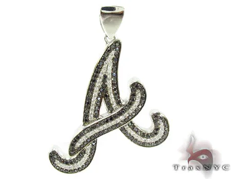 RINA - For Him FACTORY Black and White Prong Diamond A Pendant 32217 in Rose Gold – Pendant