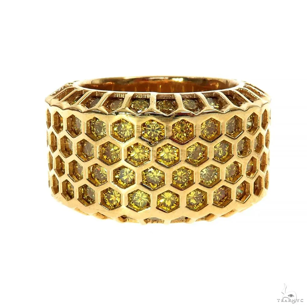 RINA - For Him CUSTOM CVD For Him Mens Honeycomb Ring 70020 in Rose Gold / 10 – Ring
