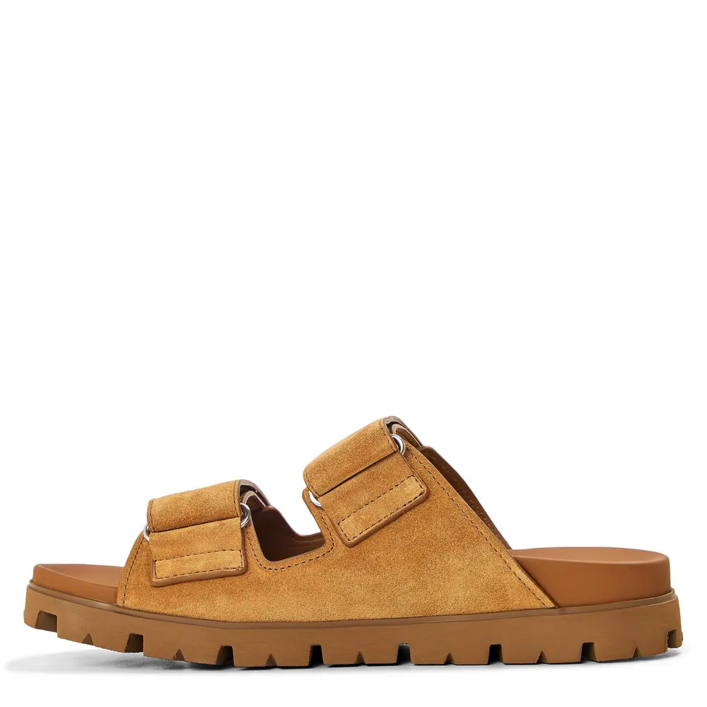 Prada Men's Flat Sandals in Cannella, additional product view 2