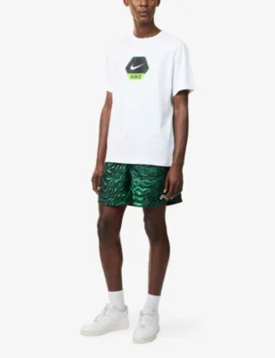 For Him Logo-Print Regular-Fit Cotton T-Shirt in WHITE, additional product view 2
