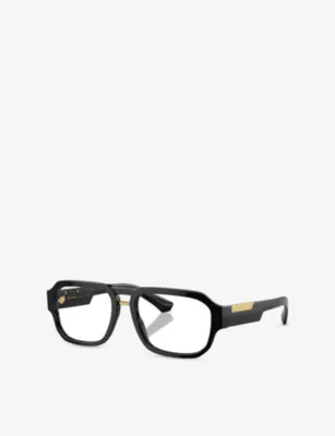 DOLCE & GABBANA DG3389 PIlot-Frame Acetate Optical Glasses detail 2