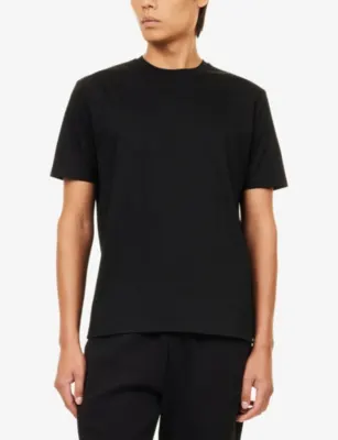 ARNE Mercerised Interlock Cotton-Jersey T-Shirt detail 3