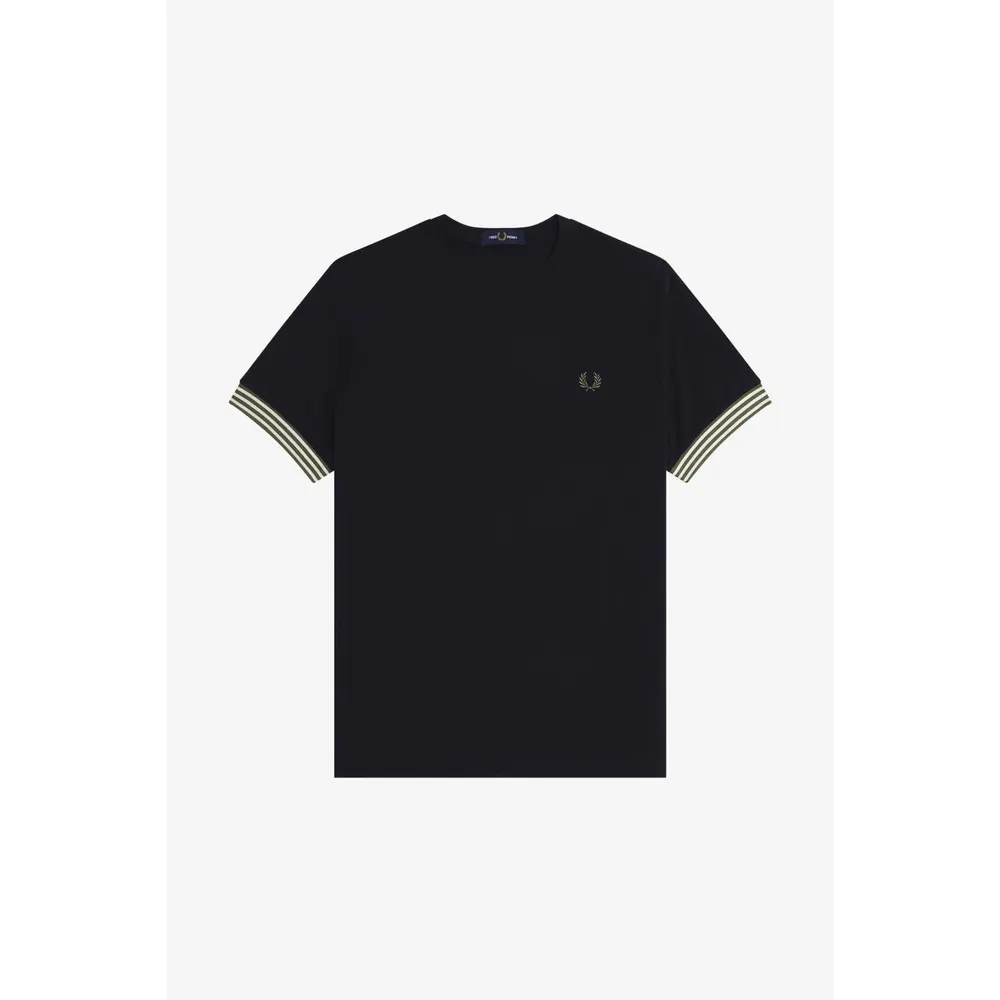 Fred Perry Stripe Cuff T-Shirt