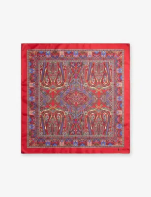 POLO RALPH LAUREN Paisley Silk Bandanna Scarf